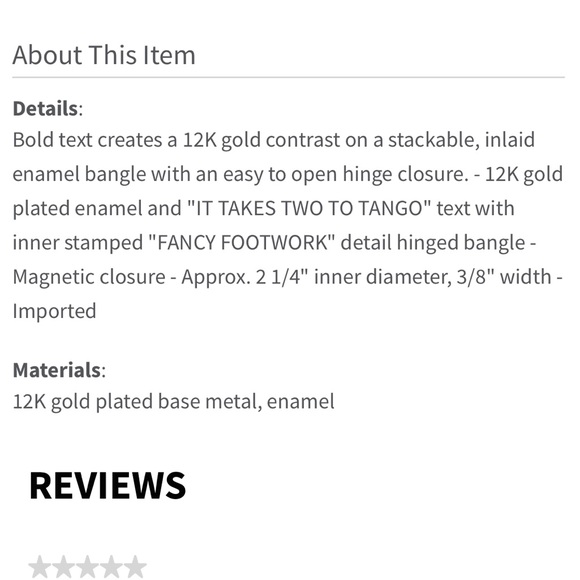 NWT Kate Spade “It Takes Two” idiom bangle - Picture 2 of 6